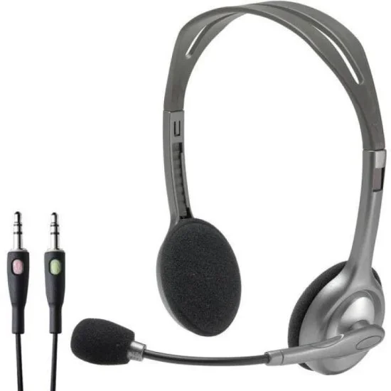 Logitech H110 Stereo Headset - Black